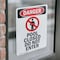 Signmission Pool Closed Do Not Enter Danger Sign, Vinyl Decal, 7in W x 10in L, 2PK OS-2PACK-DS-D-710-V-1636 - alternate 2